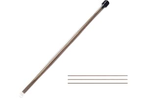 Eupheng Bite Protection Single Strand Stainless Steel Leader Wire, Bright or Brown Finish Fishing Leader Making Wire for Toothy Fish 30lb 45lb 60lb 80lb 100lb 120lb 150lb