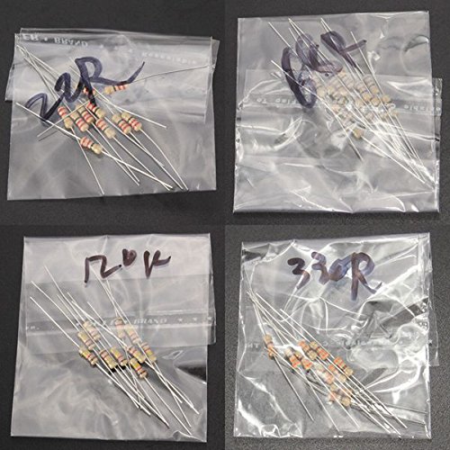 860Pcs 1/4 Watt Resistor 86 Kinds Of Different Resistance E-12 Series Assortment Kits