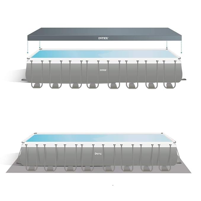 Intex Kit Piscine Ultra Frame 732 X 366 M X 132 M Tubulaire