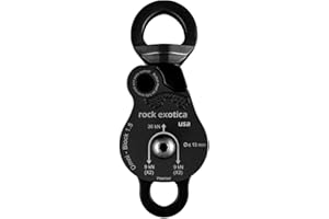 Rock Exotica Omni-Block 1.5" Pulley - Double Black P51D-B