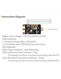 Nidici Speedy Bee   Adaptador USB para estación de carga móvil compatible con iOS y Android para FPV Drone Flight Controller