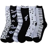 RSG Hosiery Women's & Teens Fun & Funky Crew Socks