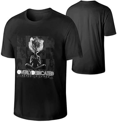 Amazon Com Larry C Dizon Mens Kendrick Lamar Overly Dedicated Sports Casual Style Short Sleeve T Shirt 6xl Black Clothing