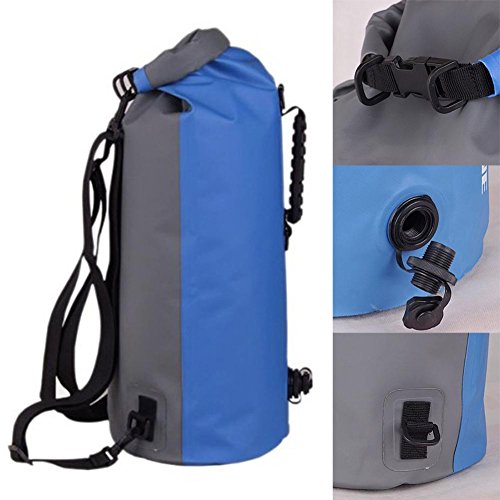 Domybest Dry Bag 60L Large Waterproof Floating Dry Bag Backpack Drift Canoeing Kayak Camping
