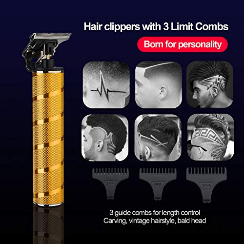 New Cordless Trimmers Hair Clippers, Professional Ornate TBlade