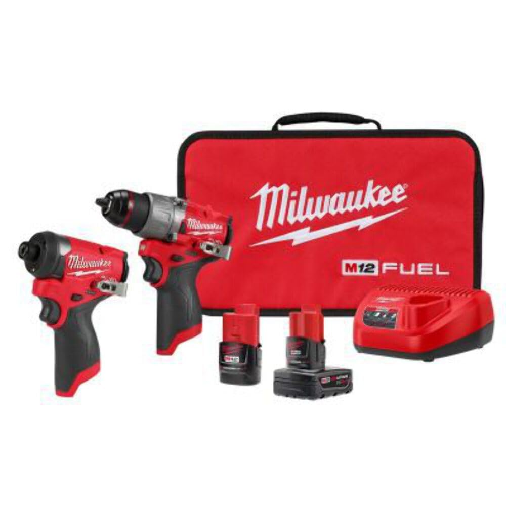 Milwaukee Electric - Combustible M12. KIT combinado de 2 herramientas