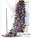 Meiliy 2 Pcs 8.2 FT Fake Rose Vine Flowers Plants Artificial Flower Home Hotel Office Wedding Party Garden Craft Art Decor, Purple