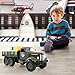 Flywind Military RC Truck Toys for Kids Boys, 6WD Remote Control Military Truck Army RC Cars with Rechargeable Battery RC Military Vehicles Kids Xmas Present, Green