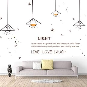 Wall Murals for Bedroom Beautiful Creative Abstract Removable Wallpaper Peel and Stick Wall Stickers - 66x96 inches