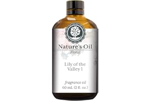 NATURE'S OIL Lily of the Valley 1 Fragrance Oil (60ml) For Diffusers, Soap Making, Candles, Lotion, Home Scents, Linen Spray, Bath Bombs, Slime