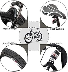 Max4out 26 Inch Folding Bikes Mountain Bike with