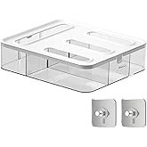 Food Storage Bag Organizer, 4 in 1 Plastic Sandwich Bag Organizer for Kitchen Drawer, Holds Gallon, Quart, Sandwich, Snack & Slider Bags, Wall Mount & Drawer Baggie Organization, BPA Free, Local Stock