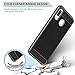 Samsung Galaxy A20 Case, Galaxy A30 Phone Case Carbon Fiber Brushed Texture [Shock Resistant Slim Thin] Soft Flexible TPU Protective Frosted Shield and Non-Slip Cover, Black