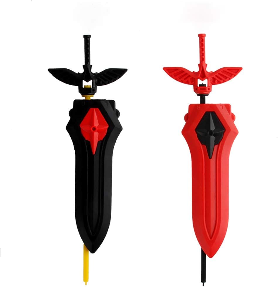 ZEJUN101 Battle Top Launcher Burst Starter Bay Launcher Black & Red