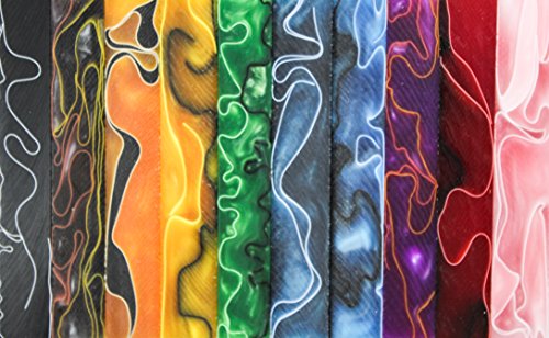 Acrylic Pen Blanks (10-Pack, Mix)