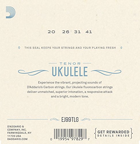 D'Addario EJ99TLG Pro-Art Carbon Ukulele Strings, Tenor Low G