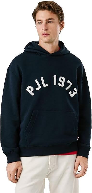 Herren Maverick Hoodie Sweatshirt, Blau (Dulwich Blue), S
