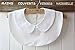 Magik Choker Necklace Unisex Women Peter Pan Detachable Lapel Shirt Fake False Collar (Peter Pan-White)