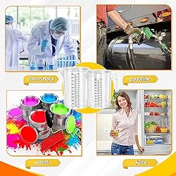 Xuhal 6 Pieces Plastic Measuring Pitcher Measuring