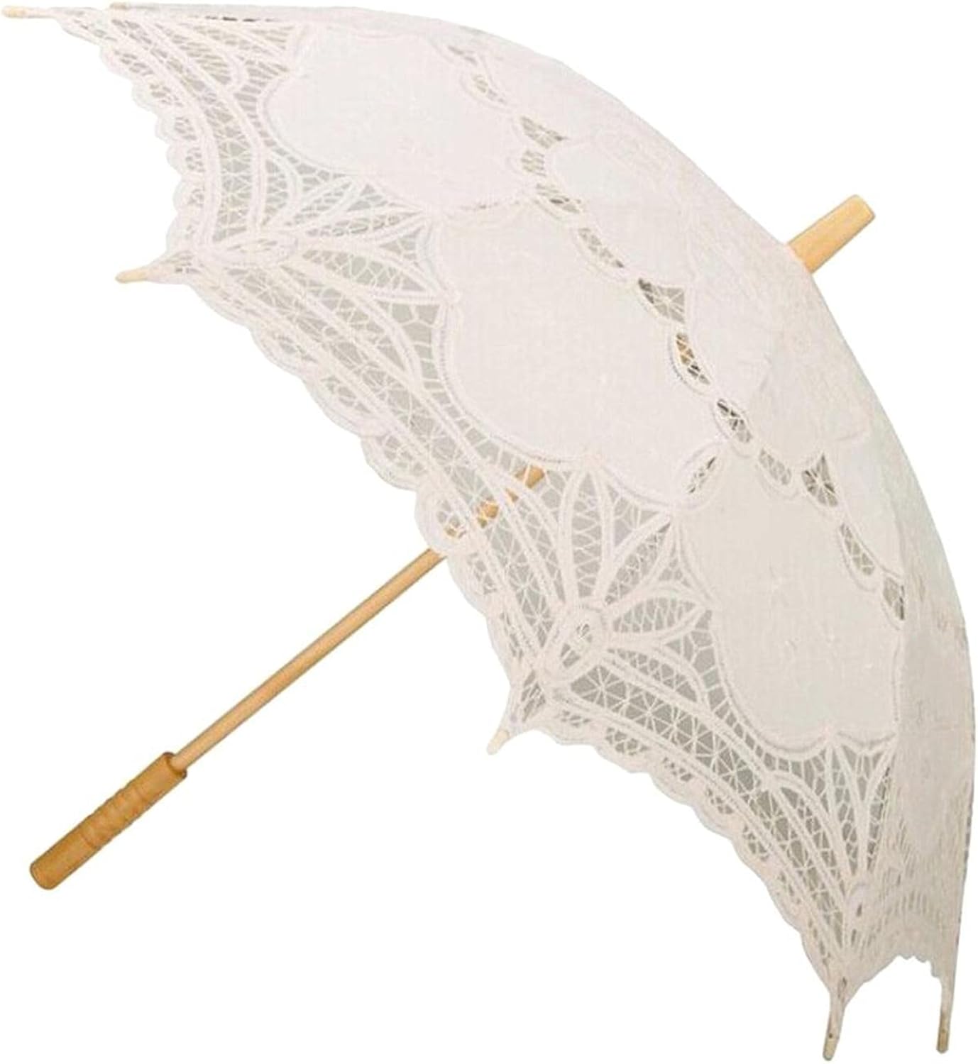 Wedding Umbrellas Prop Umbrella Decorative Lace Parasol Handheld Rain