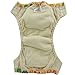 Ohbabyka Baby Cloth Training Pants,Baby Diapers Waterproof Pants 4PCS, 1pc Single Zipper Wet Bag