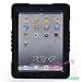 NEW Shockproof Dirt Snow Sand Proof Extreme Army Military Heavy Duty Cover Case Kickstand for Apple iPad 2 3 4 iPad 2/3/4 @XYG (3-black/black)