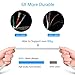Flat USB Cable, iSeekerKit 6ft Fast Micro USB Charger Nylon Braided USB 2.0 A Male to Micro B Fast Charger Cable Cord for Samsung Galaxy Note, HTC, LG, Moto, Android Smartphone