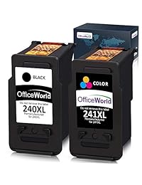 Office World - Cartucho de tinta remanufacturado para Canon PG-240