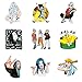 Billie Eilish The American Singer Waterproof Stickers/Decals (50 pcs) Car Stickers for Laptop Skateboard Snowboard Water Bottle Phone Car Bicycle Luggage Guitar Computer PS4(Billie Eilish)