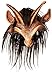 Zagone Goat Boy Mask, Horns, Nose, and Hair, Animal, Male