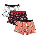 Bioworld Naruto Anime Cartoon Mens Underwear Boxer