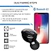 Bluetooth Earbud, GRDE Mini Wireless Earbud Bluetooth Earpiece Smallest Earphone Secure Fit Car Headset Headphone with Mic for iPhone 7 Plus Samsung Galaxy S8 Note 8 Cell Phones(Black)