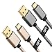 Galaxy S9/S8 Charger,X-EDITION USB Type C Cable 2 Pack 10Ft Braided Long Cord Fast Charging Cable for Samsung Galaxy S9 S8 Plus Note 8, LG V30 V20 G6, Nexus 5X 6P, Moto Z Z2 More (Gray, Gold)