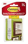 Command Picture & Frame Hanging Strips Value Pack, Large, White, 12-Pairs (17206-12ES)