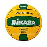 MIKASA W5009GRE Competition Game Ball, Green/Yellow, Size 4