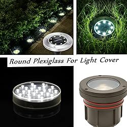 GetWant Clear Plexiglass 8" Round Acrylic Sheet