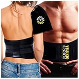 Veluxio Black Edition Waist Trimmer with Extra Lumbar Support