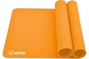 Sapid 2Pcs Thick Silicone Mat for Crafts, Nonstick Silicon Sheet for Epoxy Resin, Jewelry Mold Casting, Art Painting Mats, Fo