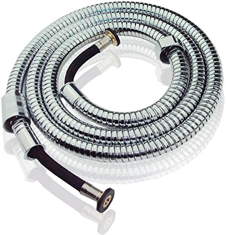 AzureLuxe Flexible Stainless Steel Handheld Shower Hose, Explosion-proof, Quality Chrome, 1.2m, 48 inch