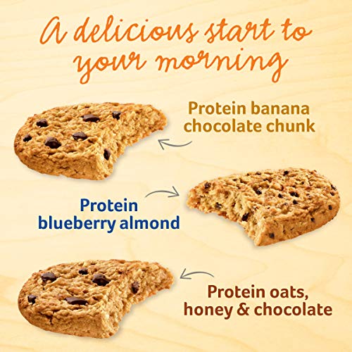 belVita Protein Soft Baked Blueberry Almond Breakfast Biscuits, 6 Boxes