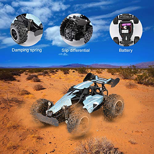 image for Rc Cars, KINGBOT 2.4 Ghz 1:18 Scale 2WD Remote Control Car Toys 14 Km/