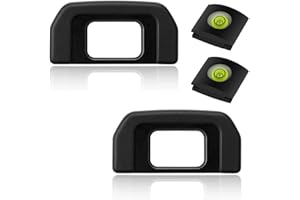 D7500 Viewfinder Eyecup Eyepiece DK28 for Nikon D7500 DX-Format DSLR and Hot Shoe Level[2+2 Packs], Replace Nikon Eyepiece DK