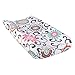 Trend Lab Waverly Pom Pom Play Changing Pad Cover, Coral, Teal, Yellow (71057)