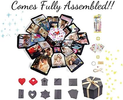 exploding picture box for boyfriend
