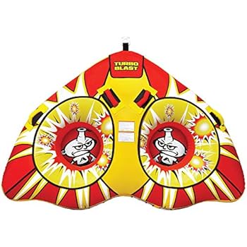 Airhead Turbo Blast | 1-2 Rider Towable Tube for Boating