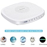 White Noise Machine, Yostyle Sleep Sound Therapy Machine with 20 Soothing Sound and Sleep Timer for Baby, Kids, Adults, Infants with Natural Wind, Ocean Sound Effects
