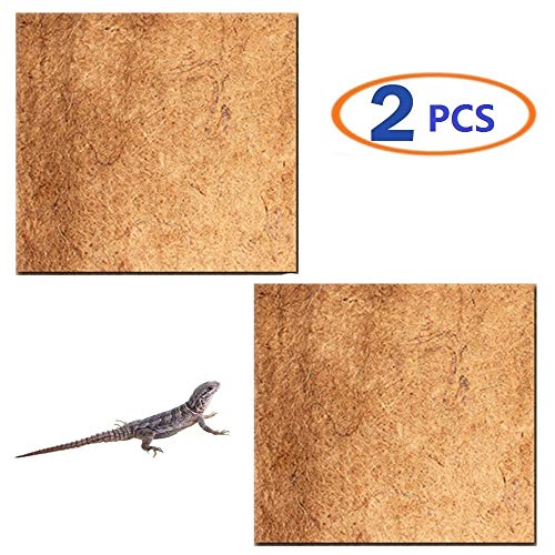 Hamiledyi Reptile Carpet，Natual Coconut Fiber Carpet for Pet Terrarium