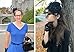Coolr Women's Fascinator Flower Hair Clip Feather Burlesque Punk Mini Hat Purple