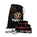 TOPQSC Hammock Straps for Tree for Camping Hammocks Heavy Duty/Extra Long/Lightweight/Adjustable Best Suspension System for Quick & Easy Setup(Set of 2)
