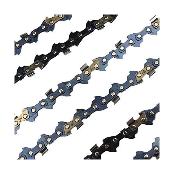 MAXMAN Sägekette für Kettensägen, 3/8" LP.050 Zoll, 52 Treibglieder, für 35,6 cm/35 cm Stange (2 Ketten) – Bild 5